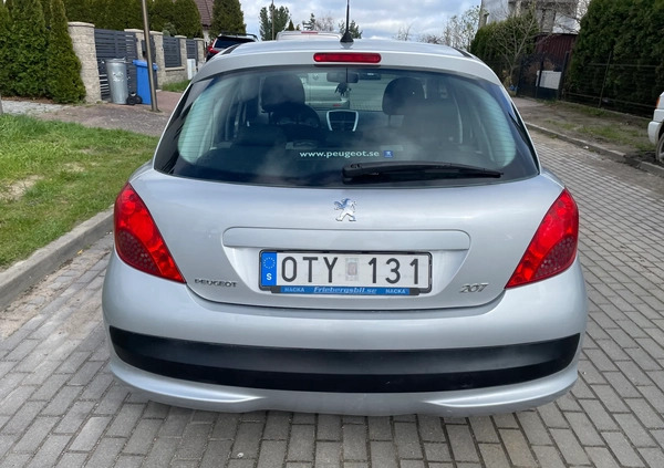 Peugeot 207 cena 10400 przebieg: 233000, rok produkcji 2007 z Darłowo małe 232